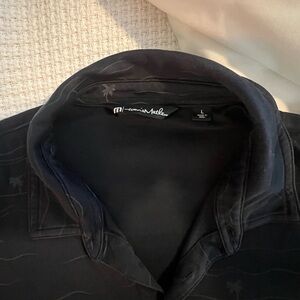 Travis Matthew Black Golf Polo